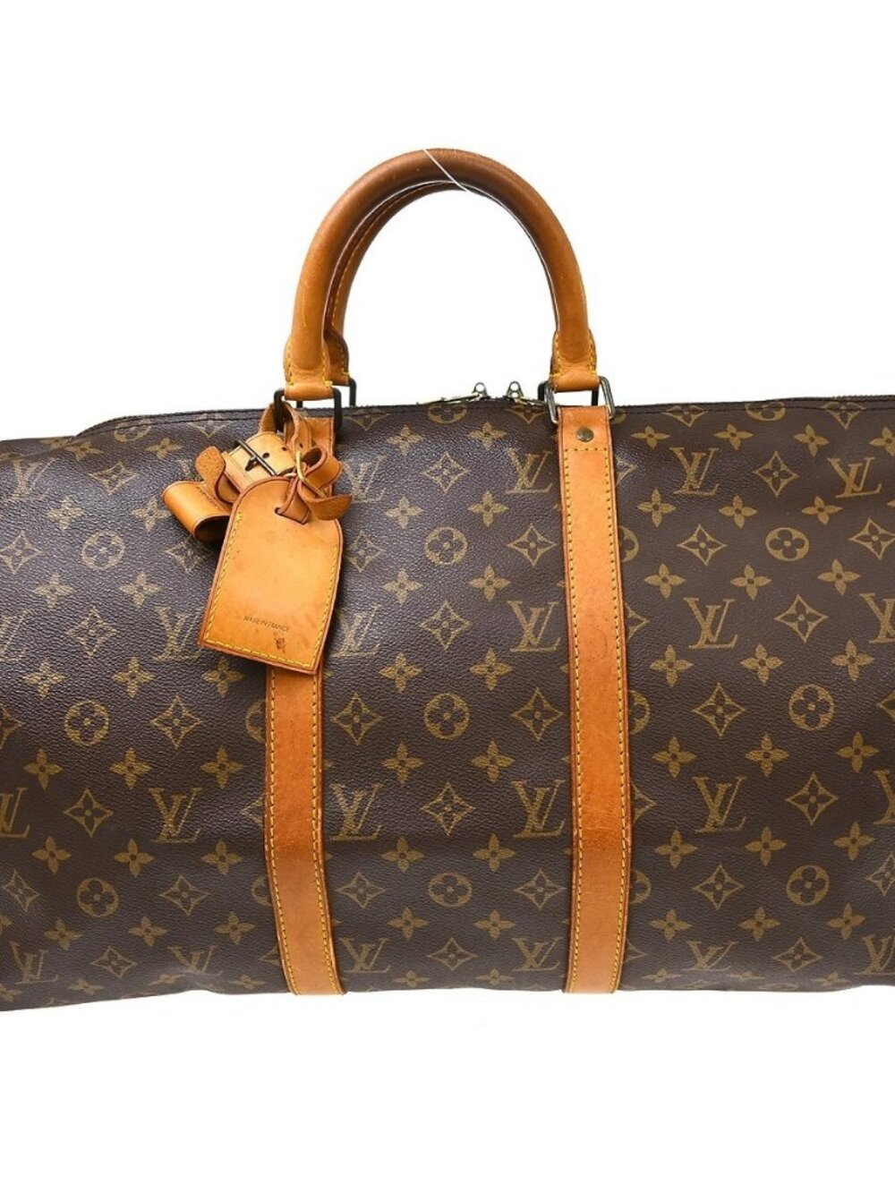 LOUIS VUITTON KEEPALL 50 TRAVEL HANDBAG MONOGRAM
